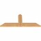 Ekena Millwork Portland Timber Gable Bracket, Western Red Cedar, 36"W x 15"H x 1 1/2"D x 3 1/2"F, 10/12 Pitch GBW036X15X0204POR00SWR - alternate 4